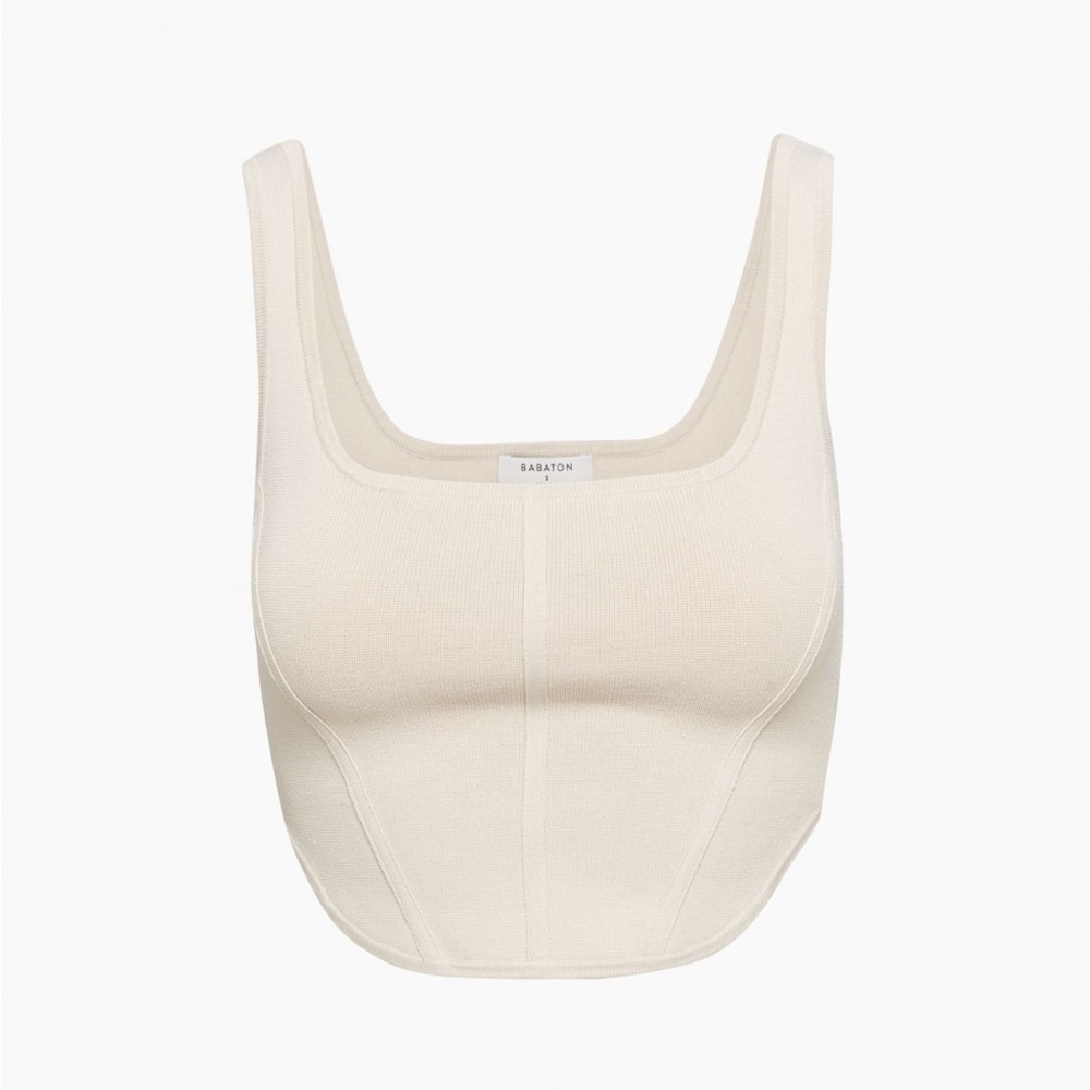 Babaton Sculpt Knit Bustier Tank